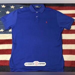 Vintage Ralph Lauren Classic Polo Golf Shirt M p wing stadium Beach Rlx Sail Cp